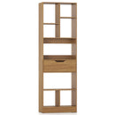 61inch Tall Freestanding Bookcase with Drawer 8-Cube Storage Organizer by LJGDeals