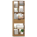 61inch Tall Freestanding Bookcase with Drawer 8-Cube Storage Organizer by LJGDeals