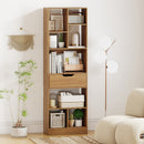 61inch Tall Freestanding Bookcase with Drawer 8-Cube Storage Organizer by LJGDeals