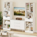 61inch Tall Freestanding Bookcase with Drawer 8-Cube Storage Organizer by LJGDeals