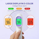 Forehead Thermometer for Adults, Kids & Babies, No-Touch Digital Thermometer with LCD Backlight Display, Fever Alarm and 1s Instant Reading - Purple by TinyTreasures Baby Boutique