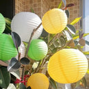 Chinese Style Paper Lanterns, Set of 12, Suitable for Party Decoration (Red, 12in)