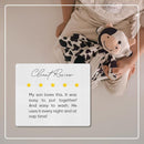 Love By Emi Baby Music Lovey Black & White Cow, Baby Sleep Soother for Crib & Cuddle Bedtime, White Noise with Heartbeat & Lullaby, Plush Sound Toy, Stuffed Animal for Newborns, Infants & Toddlers by TinyTreasures Baby Boutique