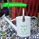 Metal Watering Can for Outdoor and Indoor Plants, Watering Can Decor, 1 Gallon (Sagittarius) by GreenHaven Gardens