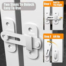 55.1 Inch Tall Baby Gate Auto Close Dog Gate Adjustable 29.92"- 48.03" Wide Pressure Mounted Walk Through Swing Pet Gate for Doorways (White, 29.92"- 48.03") by TinyTreasures Baby Boutique