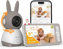 ieGeek Baby Monitor with 2K HD Resolution, Pan-Tilt-Zoom Video Baby Monitor Camera, 5'' LCD Screen & App Control, Night Vision, Cry and Motion Detection, Temp & Humidity Sensor, Two Way Audio, VOX by TinyTreasures Baby Boutique