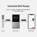 Sync WiFi Wireless Meat Thermometer Digital, 2 Probes, Smart Base, LCD Display, Unlimited Range, Bluetooth 5.4, Improved Stability, NIST-Certified Accuracy, BBQ, Grill, Smoker, Oven, Kitchen by TinyTreasures Baby Boutique