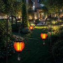 Starsoul Orange Solar Hot Air Balloon Lantern Glass Hot Air Balloon Solar Lantern with Flickering Flame Light Outdoor Solar Hanging Lights Waterproof for Garden Yard Patio by GreenHaven Gardens