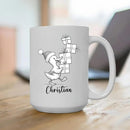 Duck Lover White Ceramic Mug Gift For Girlfriend/Boyfriend/Besties/Sibling, Personalized Duck Accent Coffee Cup, Customized Ducks Coffee Mug With Name, Cute Animal Lover White Travel Mug 11 15 Oz by TinyTreasures Baby Boutique
