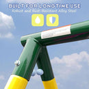 5-in-1 Swing Sets for Backyard for Kids 3-8, Tree Swings for Kids Outdoor with Slide, Basketball Hoop, Two Swing Seats and Gymnastics Rings by TinyTreasures Baby Boutique