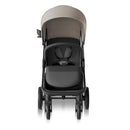 Mompush Nova Baby Stroller for Toddler, Infant & Newborn | Spacious Seat & Lie-Flat Mode | Compact One-Hand Fold, UPF 50+ Canopy & All-Wheel Suspension | Includes Rain Cover & Cup Holder, Khaki by TinyTreasures Baby Boutique