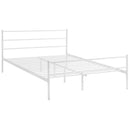 CasaFoyer Alina Platform Queen Bed Frame | Rustic Design | Sturdy Steel Frame | Supports 1323 lbs | No Box Spring Needed | Compatible with Memory Foam, Spring, Latex, Hybrid Mattresses | Mattress not included