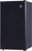 RCA RFR321-B-Black-COM RFR321 Single Mini Refrigerator-Freezer Compartment-Adjustable Thermostat Control-Reversible Doors-Ideal for Dorm, Office, RV, Garage, Apartment-Black Cubic Feet, 3.2 CU.FT by CozyNest Decor
