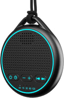 White Noise Sound Machine with 25 Soothing Natural Sounds Rechargeable Battery Portable for Travel 32 Volume Levels 5 Timers Compact Size for Baby Kids Adults Sleeping (Black-Upgrade) by TinyTreasures Baby Boutique