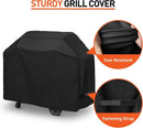 BBQ Grill Cover 55 inch, Waterproof Grill Cover for Outdoor Grill, Rip-Proof, Fade Resistant Barbecue Gas Grill Cover for Weber, Char Broil, Nexgrill etc., All Weather Resistant by GreenHaven Gardens