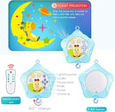Baby Mobile for Crib with Musicial and Lights, Remote and Projection. Pack and Play Toys for Ages 0+ Months (Pink-Bee) by TinyTreasures Baby Boutique