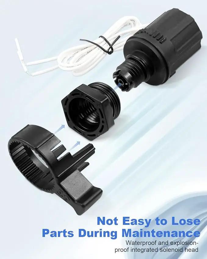 2Pack Solenoid Repair Kit Fit for HydroRain Rain Bird Sprinkler System PEB PGA EFB-CP BPE BPES and GB Valves Replacement Solenoid 236239 Efficient Water Control, photo 7 of 7