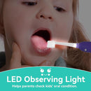 SEAGO Kids Electric Toothbrushes Rechargeable, Toddler Electric Toothbrush with Magnetic Charging, LED Observing Light, 8 Toothbrush Heads for Ages 2-4-6 Boys Girls (Purple) by TinyTreasures Baby Boutique
