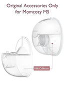 Momcozy Milk Collector Only Compatible with Momcozy M5 NOT for Others. Original M5 Breast Pump Replacement Accessories, 1 Pack by TinyTreasures Baby Boutique