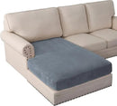 PrinceDeco Velvet Couch Cover for Dogs, Washable L Shaped Couch Cover, 1 Piece, Stone Blue by CozyNest Decor