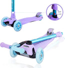 3 Wheel Scooter for Kids Ages 6-12,Kids Scooter with Light Up Wheels, Sturdy Deck Design, and 4 Height Adjustable Suitable for Kid Ages 3-12 by TinyTreasures Baby Boutique