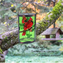 Hanging Solar Lantern Outdoor Decorative Waterproof LED Solar Cardinal Lights Tabletop Lamp for Outdoor Patio Garden by GreenHaven Gardens
