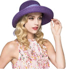 Cyiecw Women Floppy Sun Hats Fashionable Summer Wide Brim Cap BeachStraw Hat UV UPF50 Travel Packable Cotton by GreenHaven Gardens
