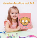 2025 New 26 PCS Alphabet Mask Cards,Alphabet Flash Cards with Animal Masks,Colorful Animals Flash Cards, Interactive Education Games, Learn Letters by TinyTreasures Baby Boutique