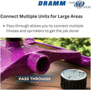 Dramm ColorStorm Gear Drive Sprinkler on Heavy Duty,Durable Metal Base, 4 Patterns, Ideal for Small, Medium & Large Areas with Pass Through Feature, Red, 40 Foot Diameter by GreenHaven Gardens