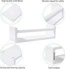 Nursery Floating Shelves for Kids Room, Set of 3 Wall Book Shelves for Kitchen Living Room, Book Shelf Wall Mounted for Baby Kids Bedoom Bathroom (White, 16inch Set 3) by TinyTreasures Baby Boutique