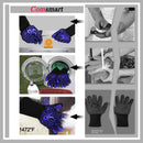 Comsmart BBQ Gloves, 1472F Heat Resistant Silicone Non-Slip Oven Mitts, Long Kitchen Gloves Perfect for Grilling, Cooking, Baking, Cutting, Blue by GreenHaven Gardens