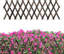 Expandable Garden Trellis, 12" x 75" Wooden Lattice Fence Wall Panel Stretchable Decorative Fences Lattice Trellis for Climbing Plants Outdoor Ivy Vine Rose Clematis Garden Patio Room Decor (1) by GreenHaven Gardens