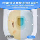 Disposable Toilet Brush&Holder with 18pcs Refills Pads, Toilet Cleaning Kit System,Toilet Bowl Cleaner Wand Holder and Set (24 Replacement Pads Refills) by CozyNest Decor
