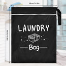 2 Pcs Large Travel Laundry Bags - Waterproof Wet Dry Bags for Gym Clothes, Swimming, Yoga by TinyTreasures Baby Boutique