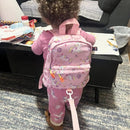 Accmor Toddler Backpack Leash with Anti Lost Wrist Link, Cute Mini Child Walking Harnesses Keep Kids Close Back Pack Rope Tether Rein for Baby Boys (Pink/Unicorn) by TinyTreasures Baby Boutique