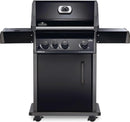 Napoleon Rogue 425 Natural Gas Grill with Range Side Burner, Black, 3 Stainless Steel Main Burners, Durable Heat Control by GreenHaven Gardens