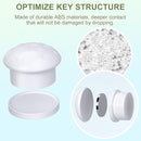 AOSITE Child Safety Magnetic Cabinet Locks Keys, 2 Pack Universal Replacement Keys Child Proof Extra Stronger Magnet Baby Locks for Cabinets and Drawers with Adhesive, 2 Key Holders Included by TinyTreasures Baby Boutique
