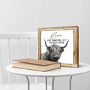 Funny Wood Sign, Cow Decor, Wooden Plaques Sign Table Decoration, Farmhouse Decorate for Shelf, Country Style Home Decor, Inspirational Decorate Signs, Live Like Someone Left the Gate Open Signs by CozyNest Decor