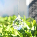 MerryNine 30mm Clear Crystal Ball Prism with 20 Pcs Metal Rings Sun Shine Catcher Rainbow Pendants Maker, Hanging Crystals Prisms for Windows, for Feng Shui, for Gift (30mm/1.18" 20pack) by GreenHaven Gardens
