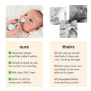 oogiebear Brite - Baby Nose Cleaner and Ear Wax Removal Tool. Baby Gadget with Nighttime LED Light. Safe Snot Booger Picker for Newborns, Infants & Toddlers by TinyTreasures Baby Boutique