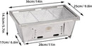 SUN-YE Charcoal Grill for IGT Table,Portable Grill with Carry Bag,Adjustable Furnace Burning Carbon Plate Height,Stainless Steel,Instantly Expands and Stores,1 Piece by GreenHaven Gardens