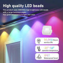 100ft Permanent Outdoor Lights for House, IP67 Waterproof RGB+IC LED Eaves Lights, 54 Scene Modes Outdoor Lighting for Christmas Garden Party Holiday Decorations, with App/Remote Control by GreenHaven Gardens