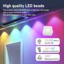 50ft Permanent Outdoor Lights for House, IP67 Waterproof RGB+IC LED Eaves Lights, 54 Scene Modes Outdoor Lighting for Christmas Garden Party Holiday Decorations, with App/Remote Control by GreenHaven Gardens