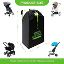 BOOMCLAP Durable stroller travel bag for airplane,stroller bag carseat cover for Double/Single/Jogging Strollers,Waterproof stroller gate check bag by TinyTreasures Baby Boutique