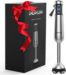 1000W Powerful Immersion Blender handheld, 2025 New Update Hand Blender with 25-Speed, Scratch-Resistant Corded Hand Mixer with Heavy-Duty Copper Brushless Motor and Gift Box by TinyTreasures Baby Boutique