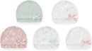 Baby Hat and Mittens Set Cotton Newborn Baby Hats Caps for Boys and Girls, 0-6 Months by TinyTreasures Baby Boutique