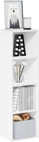 Furinno Luder Bookcase / Book / Storage, 4-Tier Cube,White by TinyTreasures Baby Boutique