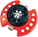 Dramm Duty Metal Base, Red 15021 ColorStorm 9-Pattern Premium Turret Sprinkler with Heavy-D by GreenHaven Gardens