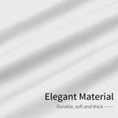Easy-Going Blackout Curtains for Bedroom, Solid Thermal Insulated Grommet and Noise Reduction Window Drapes, Room Darkening Curtains for Living Room, 2 Panels (34x45 in, White) by CozyNest Decor