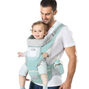 Baby Carrier Ergonomic Infant Carrier with Hip Seat Kangaroo Bag Soft Baby Carrier Newborn to Toddler 7-45lbs Front and Back Baby Holder Carrier for Men/Women Dad Mom by TinyTreasures Baby Boutique
